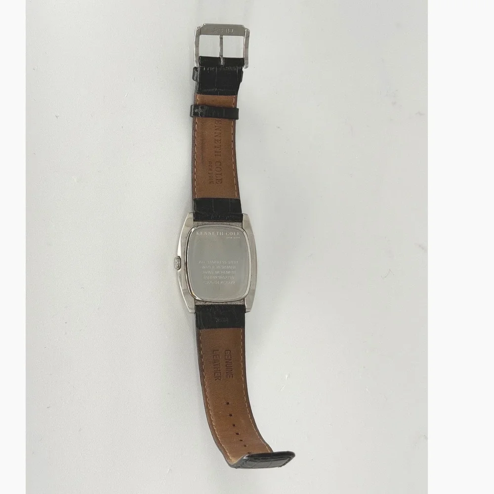Kenneth Cole‎ New York Stainless Steel Leather Band Watch C275-04-KC1279 99-17